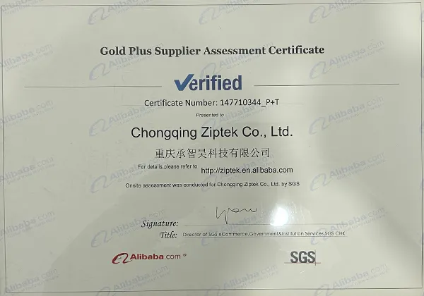 SGS factory audit and product verification certificate document
