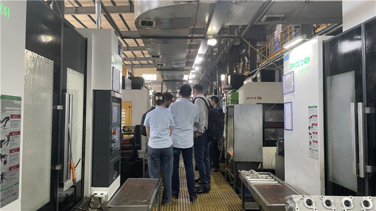 Spanish Client Delegation Auditing Ziptek Engine Manufacturing Facility