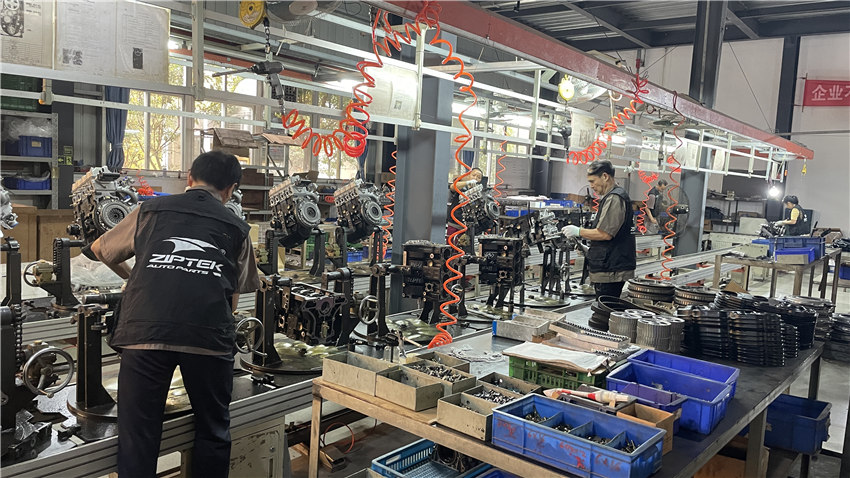 Consistency in Manufacturing: A Look at Ziptek’s Bare Engine Assembly Line